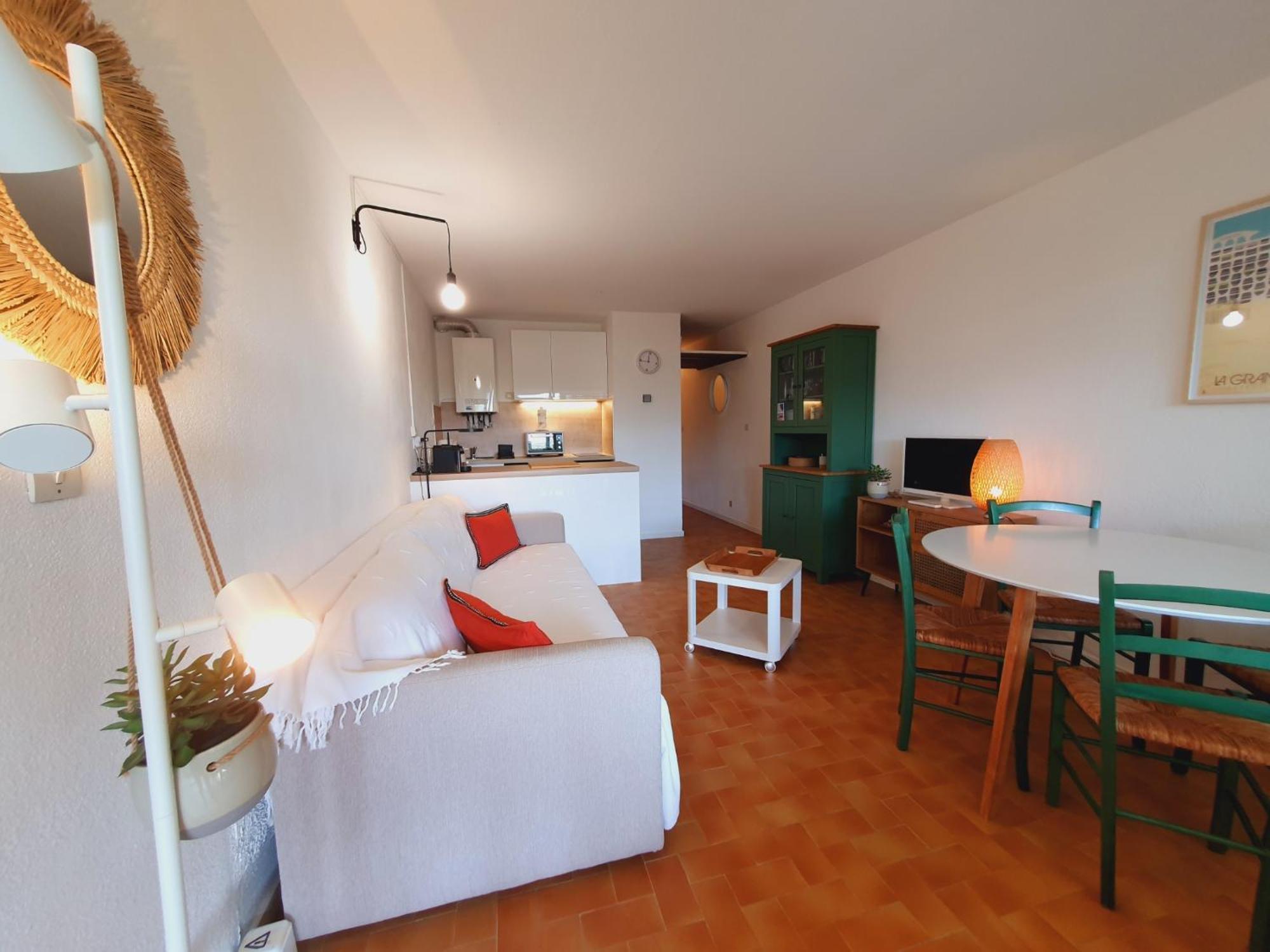 T2 Traversant Familial Cap Sud Parking Plages - Rossiconciergerie - Linge En Option Ла-Гранд-Мот Экстерьер фото